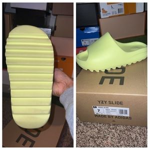 Yeezy Slides Glow Green